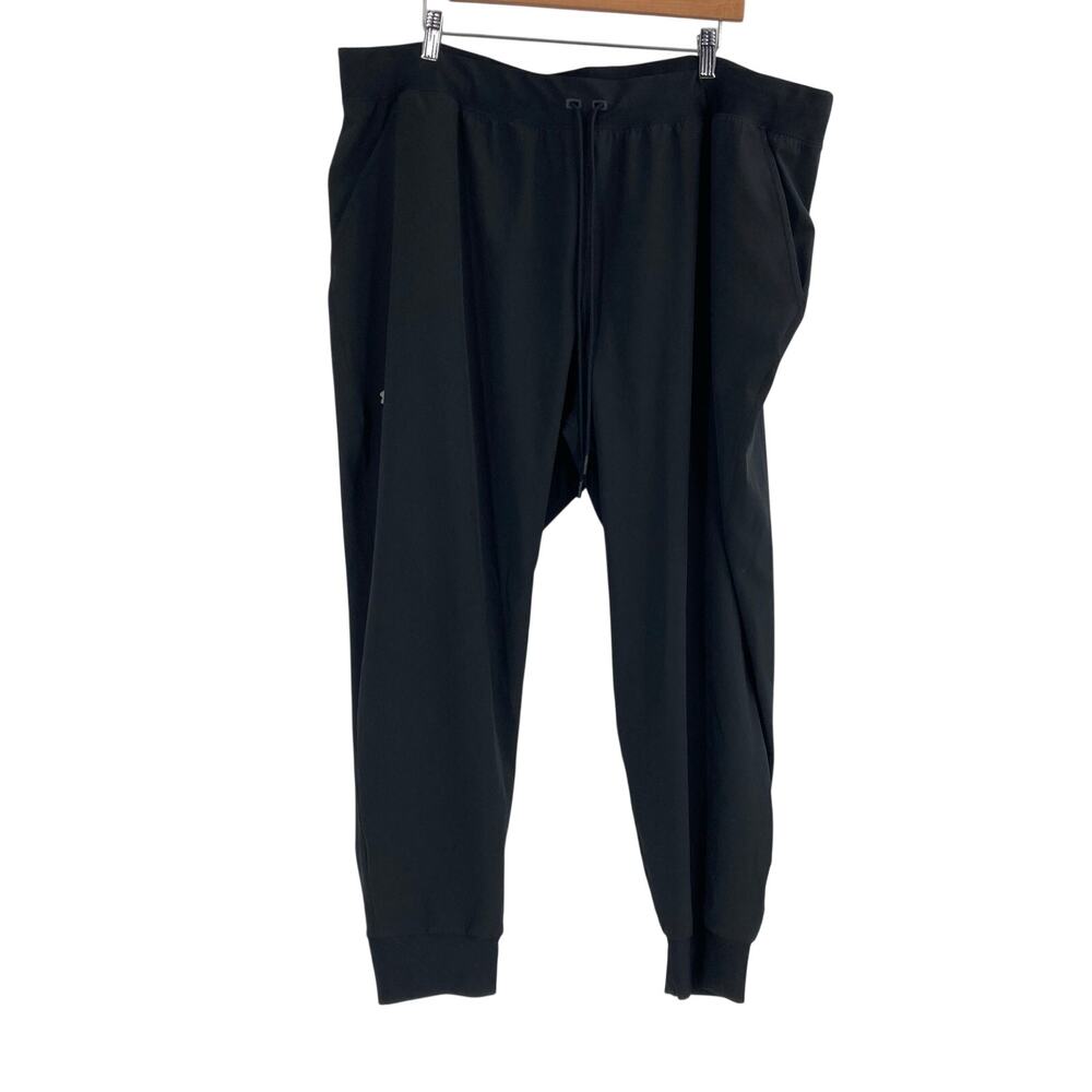 Under Armour Heatgear Loose Fit Black Joggers Women’s Size 2X Active High Rise